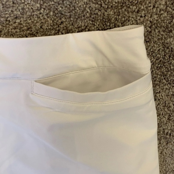 NWT $99 Peter Millar Womens White Blue Golf Laura Wrap Skort Pockets Size L - Picture 5 of 12